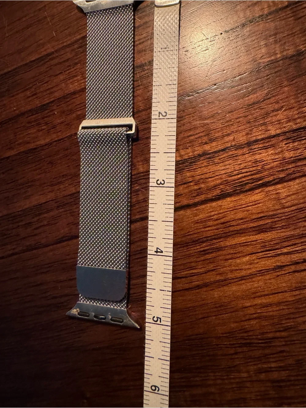 Magnetic Stainless Steel Mesh Band for Apple Watch - Silver